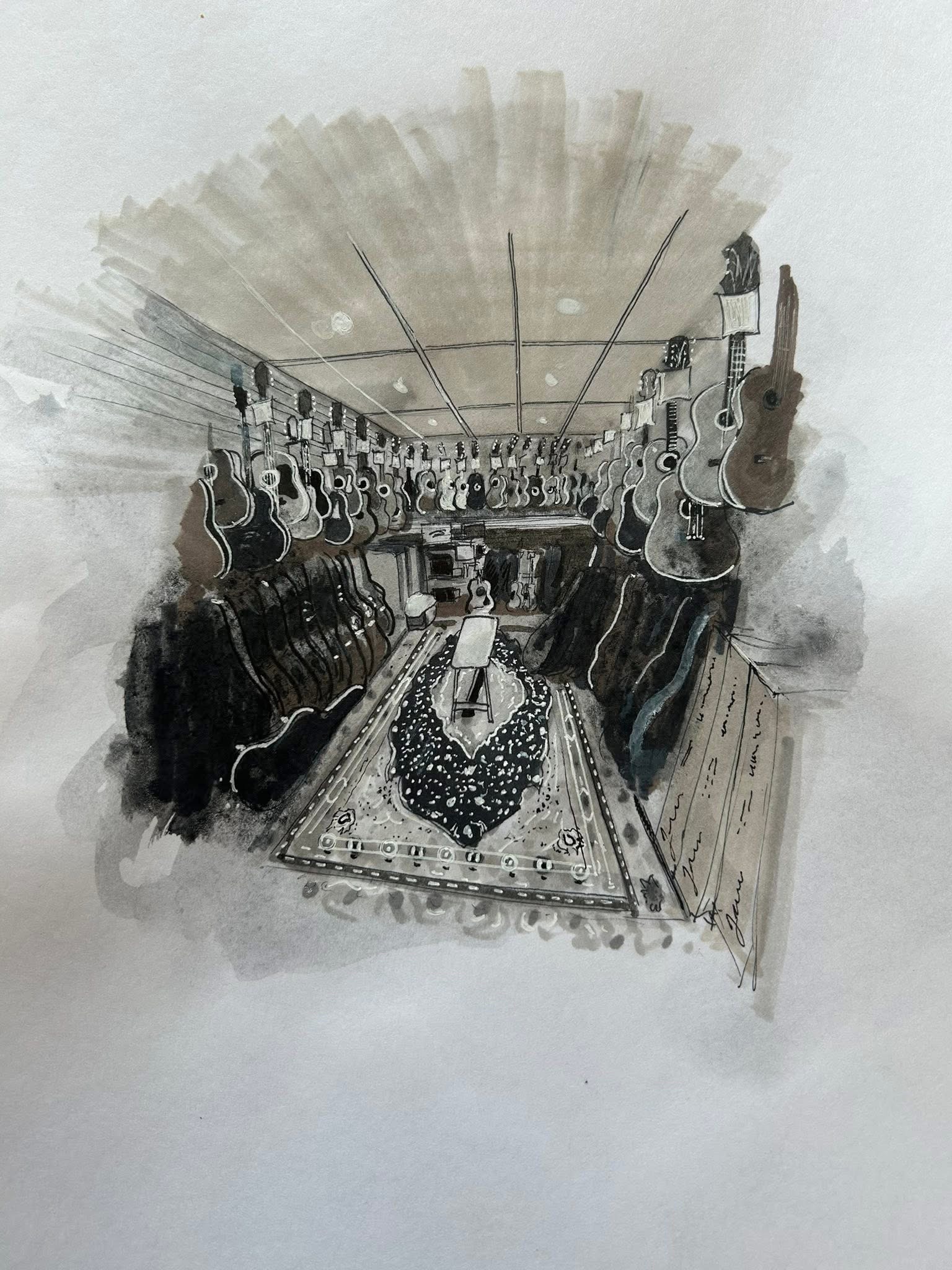 Aquarelle ville