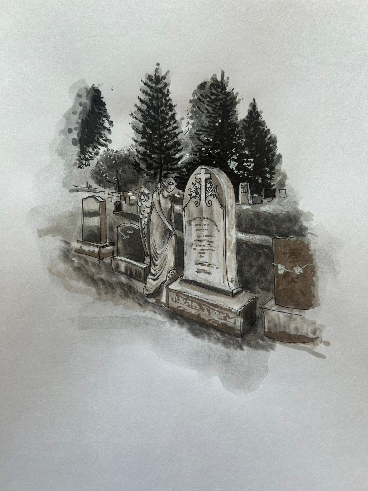 Aquarelle ville