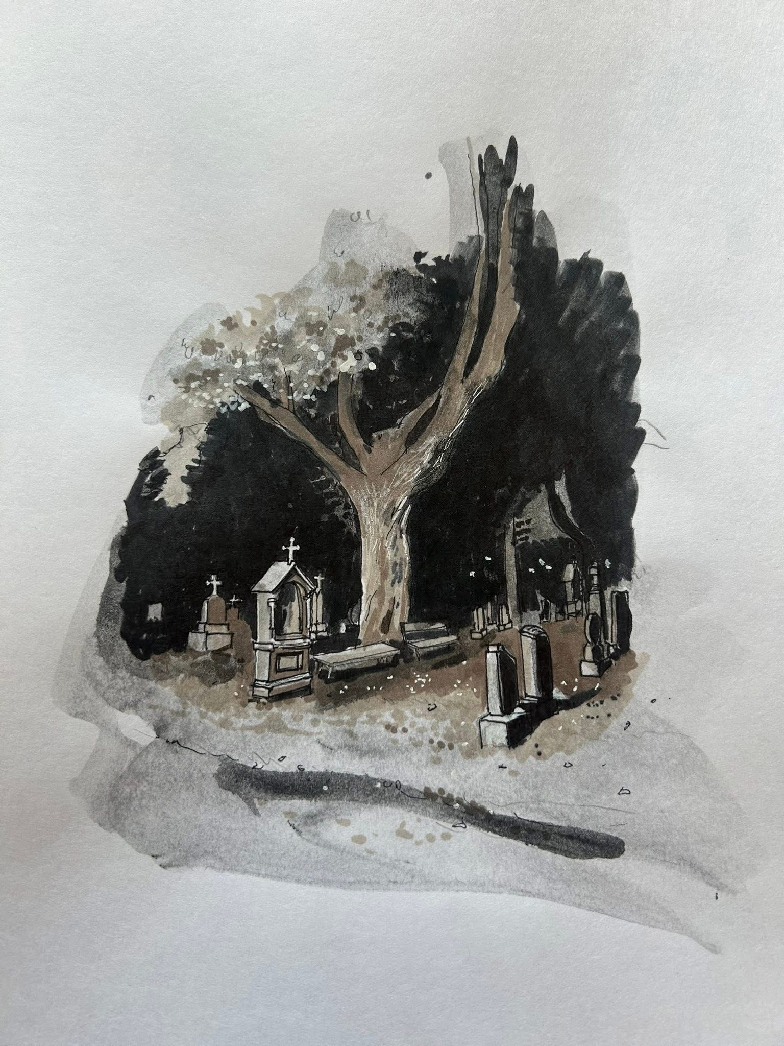 Aquarelle ville