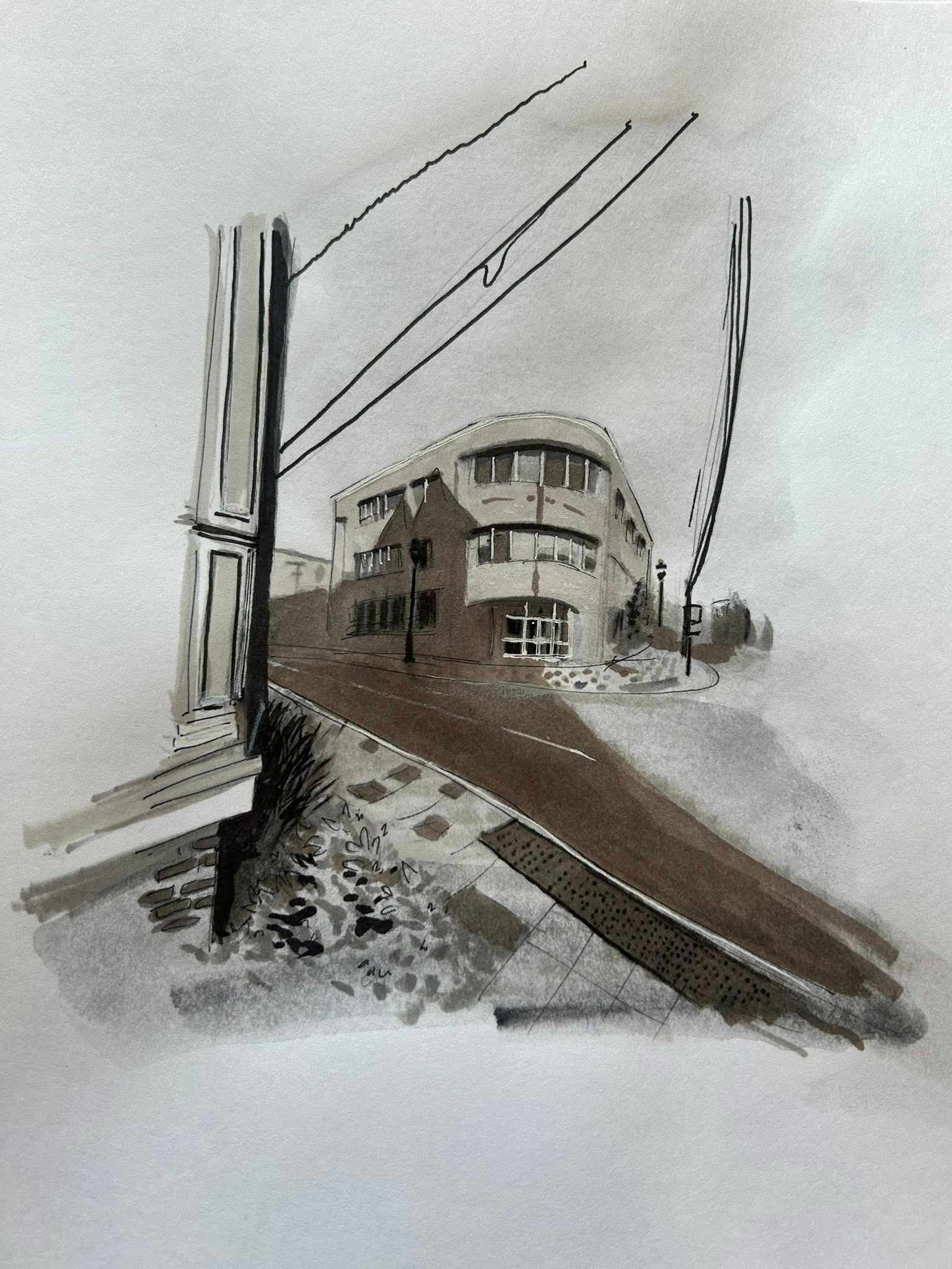 Aquarelle ville