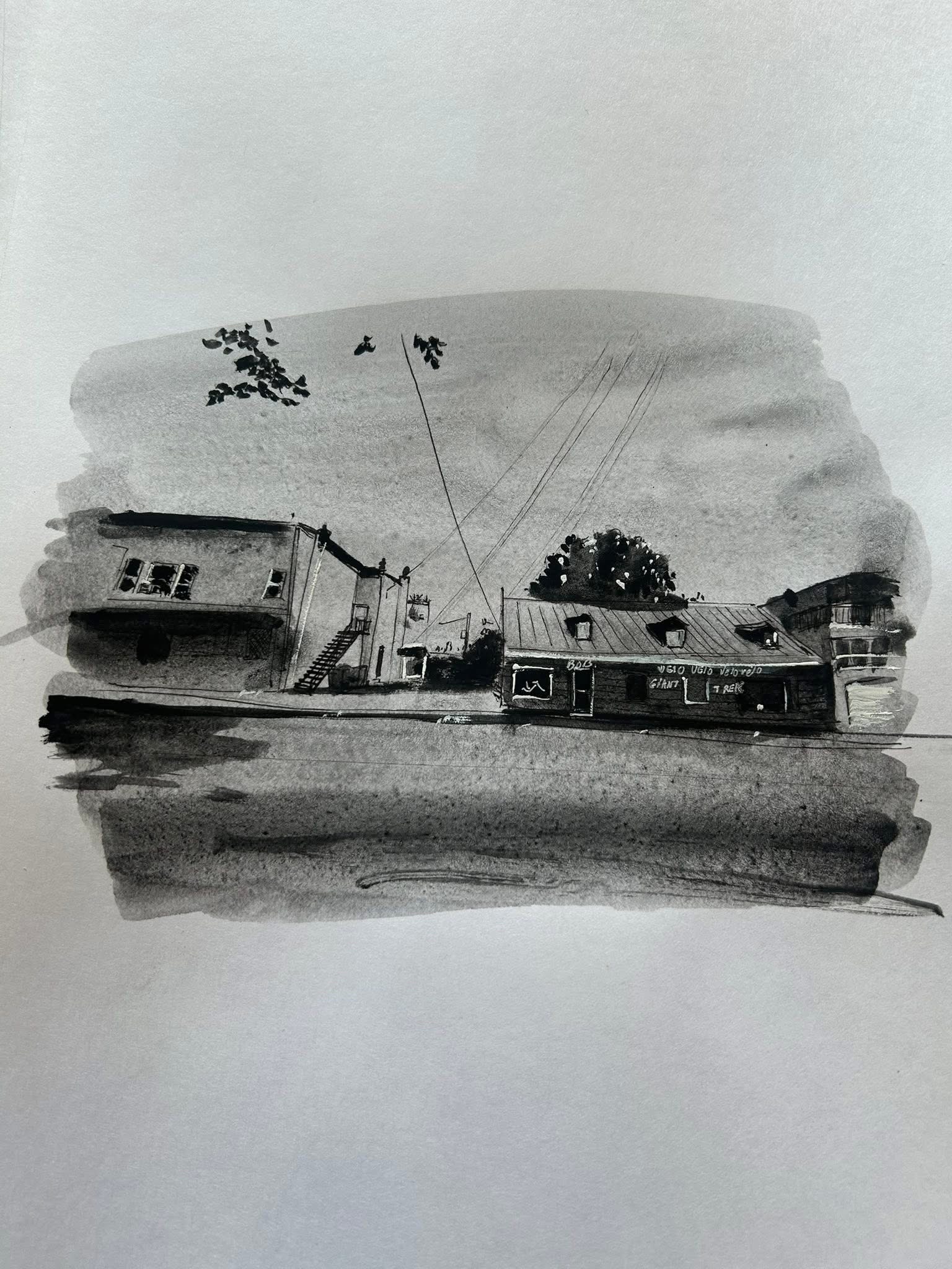 Aquarelle ville