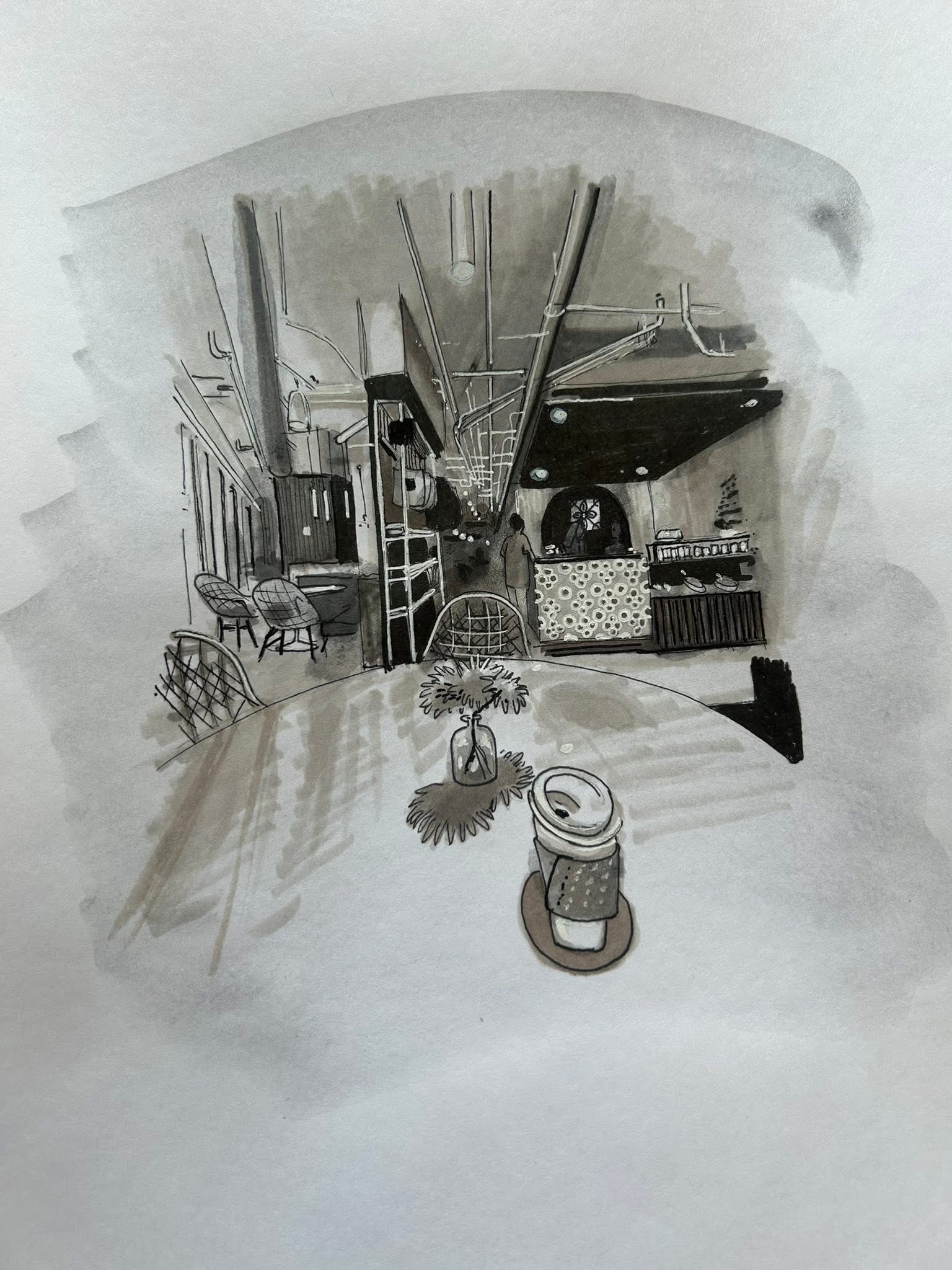 Aquarelle ville