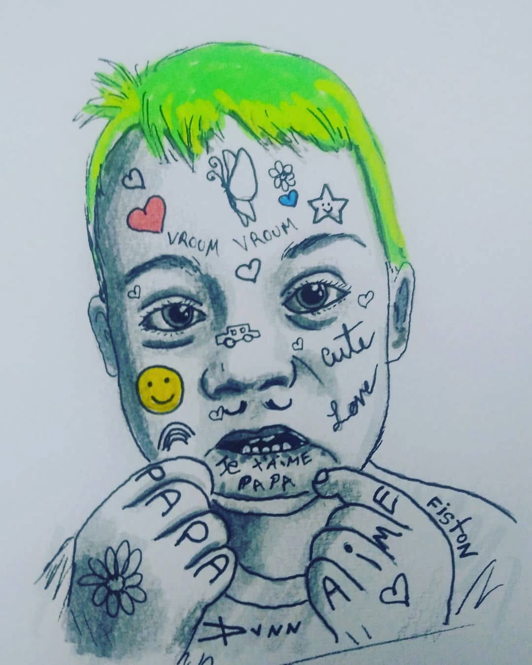 Portrait tatoué