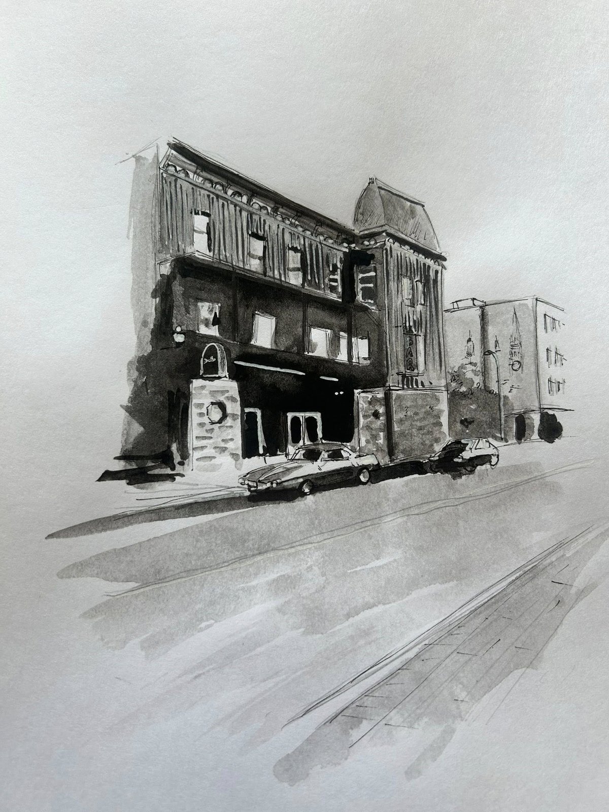 Aquarelle ville