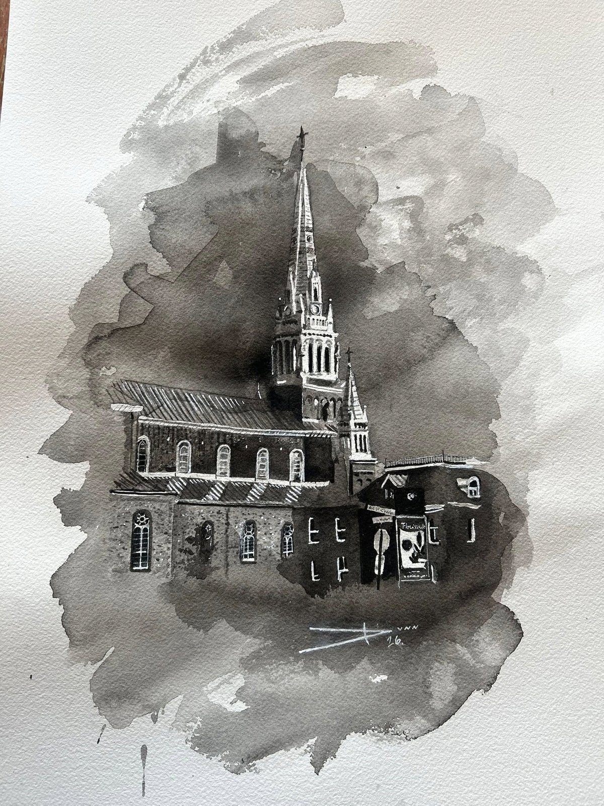 Aquarelle ville