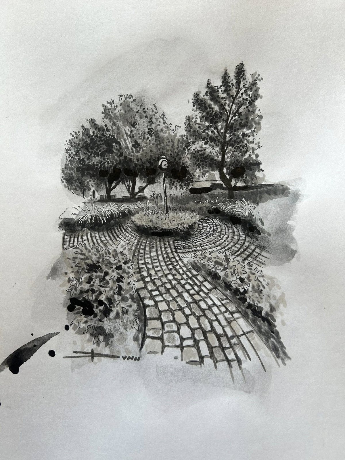 Aquarelle ville